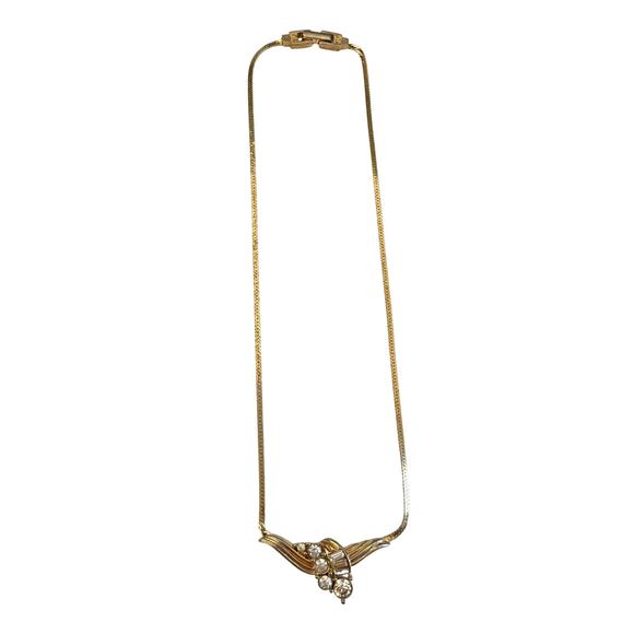 Givenchy Rhinestone Cluster Collar Necklace - Vintage - Picture 10 of 11